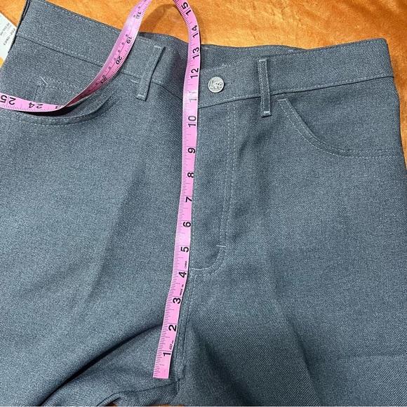 Vintage LEE Riders Gray Polyester Boot JEANS Deadstock USA Made Size 34x34 - Picture 10 of 10